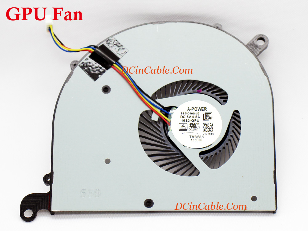 (image for) Free Shipping MSI Prestige 15 A10SC MS-16S3 Laptop Fan CPU GPU Cooling Left Right Cooler Inside System Assembly